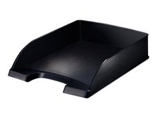 Leitz Style - corbeille à courrier - pour A4 - noir satin