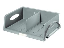 Leitz - corbeille à courrier - pour A4 - gris