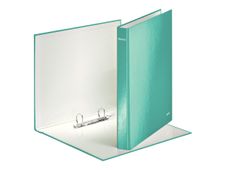 Leitz WOW - classeur à anneaux - pour A4 Maxi - capacité : 250 feuilles - bleu glacé