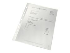Leitz Re:cycle - pochette perforée - pour A4 - capacité : 25 feuilles - transparent