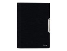 Leitz Style - chemise à 3 rabats - pour A4 - capacité : 150 feuilles - noir satin