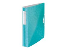 Leitz Active WOW SoftClick - classeur à anneaux - pour A4 - capacité : 280 feuilles - turquoise métallisée