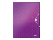 Leitz WOW - boîte de classement - pour A4 - capacité : 250 feuilles - violet métallique