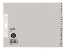 Leitz - intercalaire - 20 positions - à onglets - gris