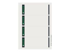 Leitz - étiquettes de tranche - 100 étiquette(s) - 61 x 192 mm - 80 g/m²