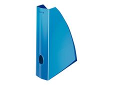 Leitz WOW Plus - porte-revues - pour A4 - bleu métallisé