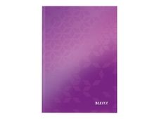 Leitz WOW - Cahier piquée - A5 - 160 pages - ligné - violet