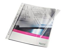 Leitz - pochette perforée sécurisé - pour A4 - transparent