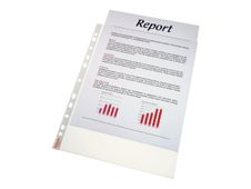 Esselte - pochette perforée - pour A4 - transparent (pack de 100)