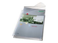 Leitz Premium - pochette perforée - pour A4 - capacité : 200 feuilles - clair (pack de 5)