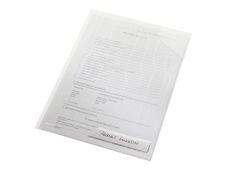Leitz CombiFile - pochette coin - pour A4 - capacité : 40 feuilles - clair (pack de 5)