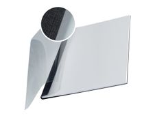 Leitz ImpressBIND - Chemises pour thermoreliure souples - 3,5 mm - dos et verso noir