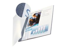Leitz ImpressBIND - Chemises pour thermoreliure souples - 7 mm - dos et verso bleu