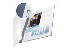 Leitz ImpressBIND - 10 couvertures de reliures A4 (21 x 29,7 cm) - jusqu'à 105 feuilles - bleu