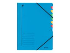 Leitz - intercalaire - 7 positions - pour A4 - bleu