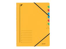 Leitz - classeur - 7 positions - pour A4 - à onglets - jaune