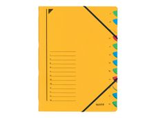 Leitz - intercalaire - 12 positions - pour A4 - jaune