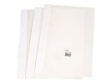 Esselte Vivida - chemise pour rapports - pour A4 - capacité : 160 feuilles - Blanc vif (pack de 25)
