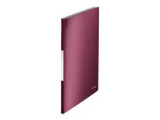 Leitz Style - porte vues - pour A4 - capacité : 40 feuilles - Rouge rubis