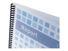 GBC PolyTechno - 50 couvertures à reliure A4 - 700 microns - transparent texturé