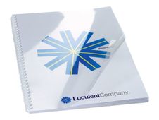 GBC HiClear - 100 couvertures à reliure A3 - 240 microns - transparent