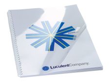 GBC HiClear - 100 couvertures à reliure A3 - 240 microns - transparent