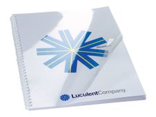 GBC HiClear - 100 couvertures à reliure A4 - 240 microns - transparent