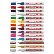 Edding 750 paint marker plateado