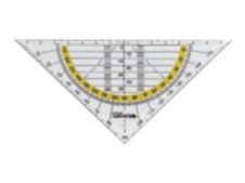 Westcott - équerre - 14 cm - transparent