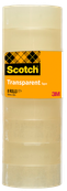 Ruban transparent Scotch® 508 19 mm x 33 m, 8 rouleaux/paquet