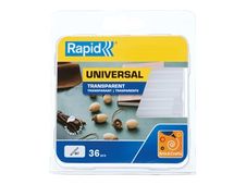Rapid Universal - 36 Bâtons de colle - transparent - résine EVA
