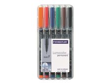 STAEDTLER Lumocolor 318 - marqueur - couleurs assorties (pack de 6)