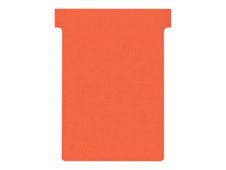 Nobo fiche en T - 8 x 12 cm - rouge (pack de 100)