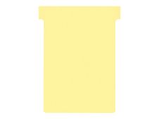 Nobo fiche en T - 8 x 12 cm - jaune (pack de 100)