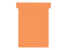 Nobo fiche en T - 8 x 12 cm - orange (pack de 100)