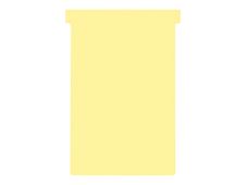 Nobo fiche en T - 11.2 x 18 cm - jaune (pack de 100)