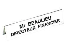 Fellowes porte-badge de nom - pour 60 x 250 mm (pack de 25)