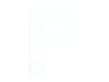 Décopatch - lettre de décoration - lowercase p - 12 cm - blanc - papier mâché