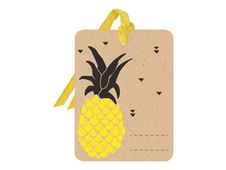 Clairefontaine - étiquette cadeau - 6 cm x 8 cm - fruit - papier (pack de 6)
