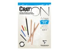 Clairefontaine Cray'On - papier à dessin - A4 - 50 feuilles