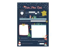 Clairefontaine - ensemble de correspondance - A5 - 6 feuilles - Christmas