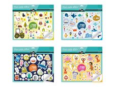 Maildor Maxi Book Stick' - jeu d'adhésifs de décoration - 804 pièces - jardin - 8 feuilles - variée