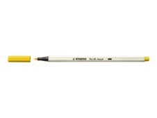 STABILO Pen 68 Brush - feutre pinceau à pointe souple - jaune