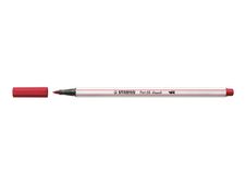 STABILO Pen 68 Brush - feutre pinceau à pointe souple - rouge foncé