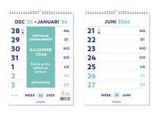 Brepols Optivision - calendrier - 2020 - A4
