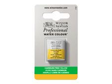 Winsor & Newton Professional Water Colour - peinture - aquarelle - jaune sans cadmium - demi-plateau