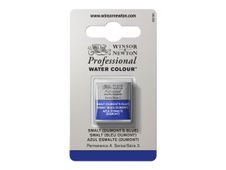 Winsor & Newton Professional Water Colour - peinture - aquarelle - smalt (bleu dumont) - demi-plateau