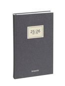 Agenda Essenz 16 mois - 1 jour par page - 13 x 21 cm - anthracite - Brepols