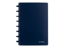 ATOMA - classeur pour cartes de visite - pour 100 x 60 mm - capacité : 90 cartes - à onglets - disponible en différents coloris