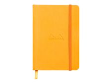 RHODIA Rhodiarama - Carnet de note - A6 (105 x 148 mm) - 72 feuilles / 144 pages  - couverture orange